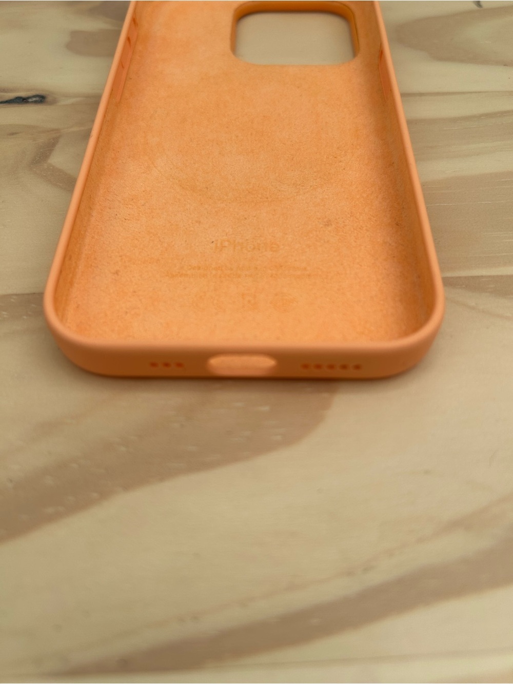 Apple Silicone MagSafe Case for iPhone 15 Pro Orange Sorbet - Picture 3 of 8